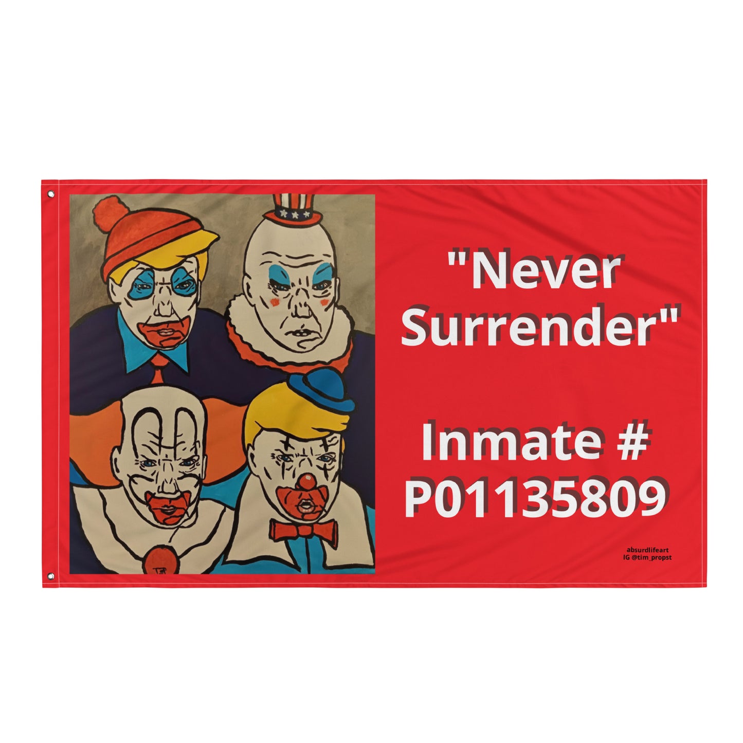 Trump "Never Surrender" flag