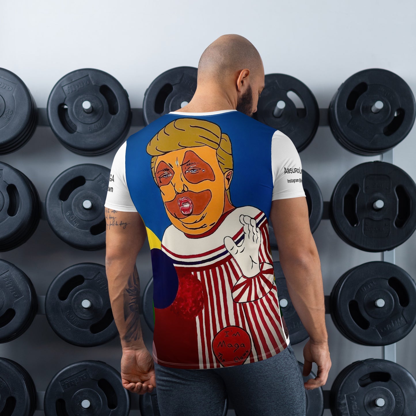 I'm MAGA the Clown, all over print T-shirt